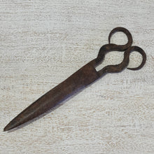 Load image into Gallery viewer, Antique handmade Indian scissors
