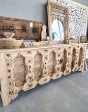 Load image into Gallery viewer, Grand Palace Extended Vintage Indian Old Door Console Hall Table
