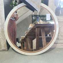 Load image into Gallery viewer, Timber &amp; Bone Inlay Circular Mirror
