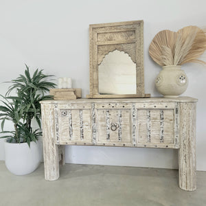 Vintage Indian Old Door Console Hall Table OD02