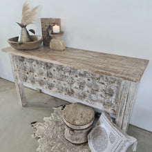 Load image into Gallery viewer, Vintage Indian Old Door Console Hall Table OD1
