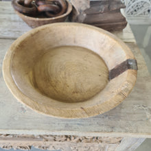 Load image into Gallery viewer, XL Vintage Indian Bread Bowl VIB09
