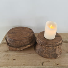 Load image into Gallery viewer, Upcycled 2-Piece Pillar Candle Holder &amp; Raiser - 2P02

