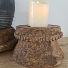 Load image into Gallery viewer, Upcycled 2-Piece Pillar Candle Holder &amp; Raiser - 2P02
