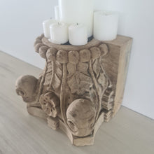 Load image into Gallery viewer, Upcycled Vintage Pillar Base Candle Holder - PC01
