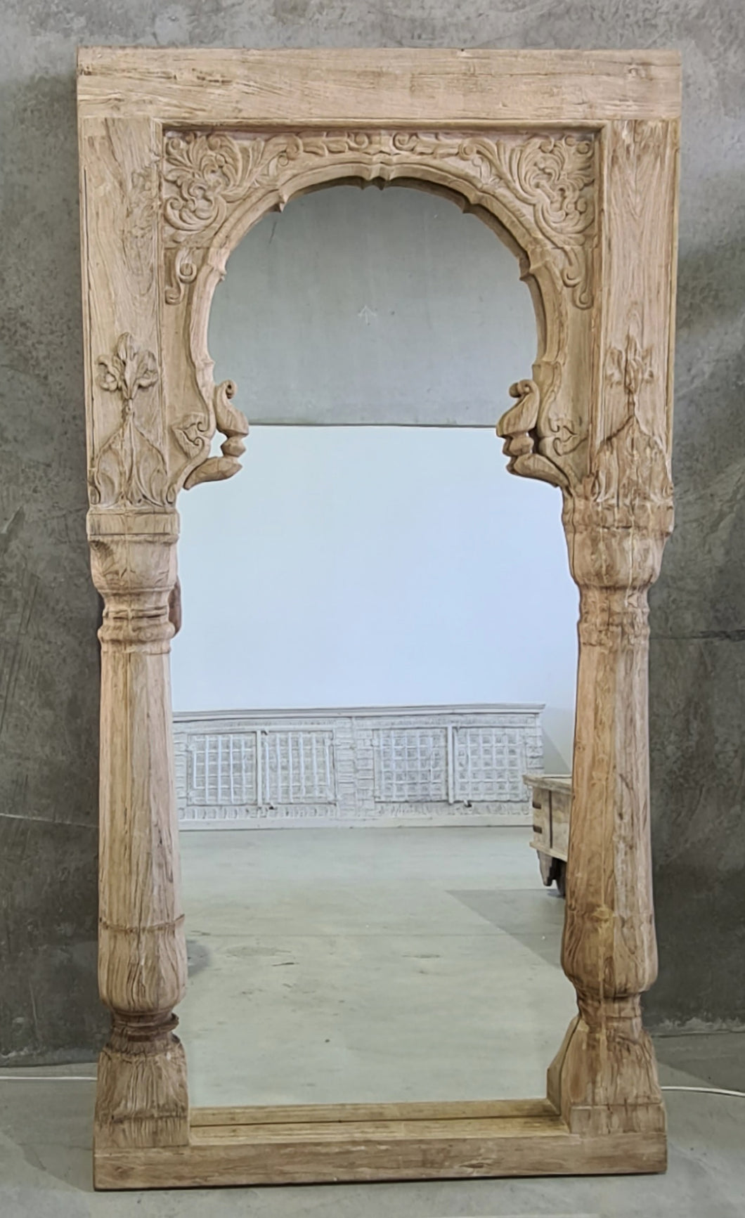 Indian Jharokha Window Frame Mirror