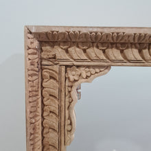 Load image into Gallery viewer, Hand Carved Vintage Indian Shekhawati Mirror
