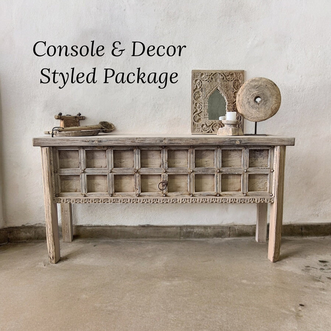 Console & Decor - Styled Package #1