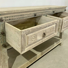 Load image into Gallery viewer, Vintage Indian 2 Drawer Console Table - DC01
