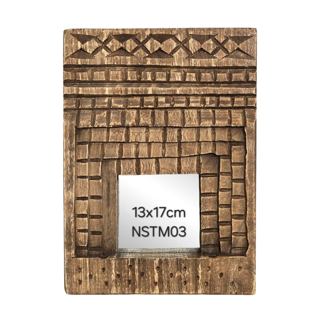 Small Temple Mirrors - Natural