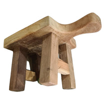 Load image into Gallery viewer, Small Vintage Timber Workers Stool
