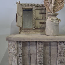 Load and play video in Gallery viewer, Vintage Indian Old Door Console with Storage VSC15
