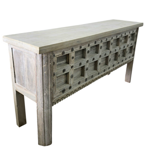 Vintage Indian Console with Storage #21064