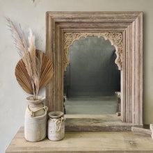 Load image into Gallery viewer, Vintage Indian Mehrab Mirror
