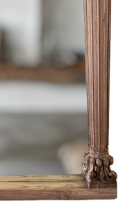 Vintage Indian Jharokha Mirror #18034 - Natural