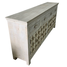 Load image into Gallery viewer, Vintage Old Door Buffet Cabinet With 4 Drawers #54077
