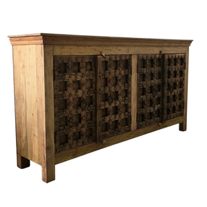 Vintage Indian Old Door Sideboard #51097