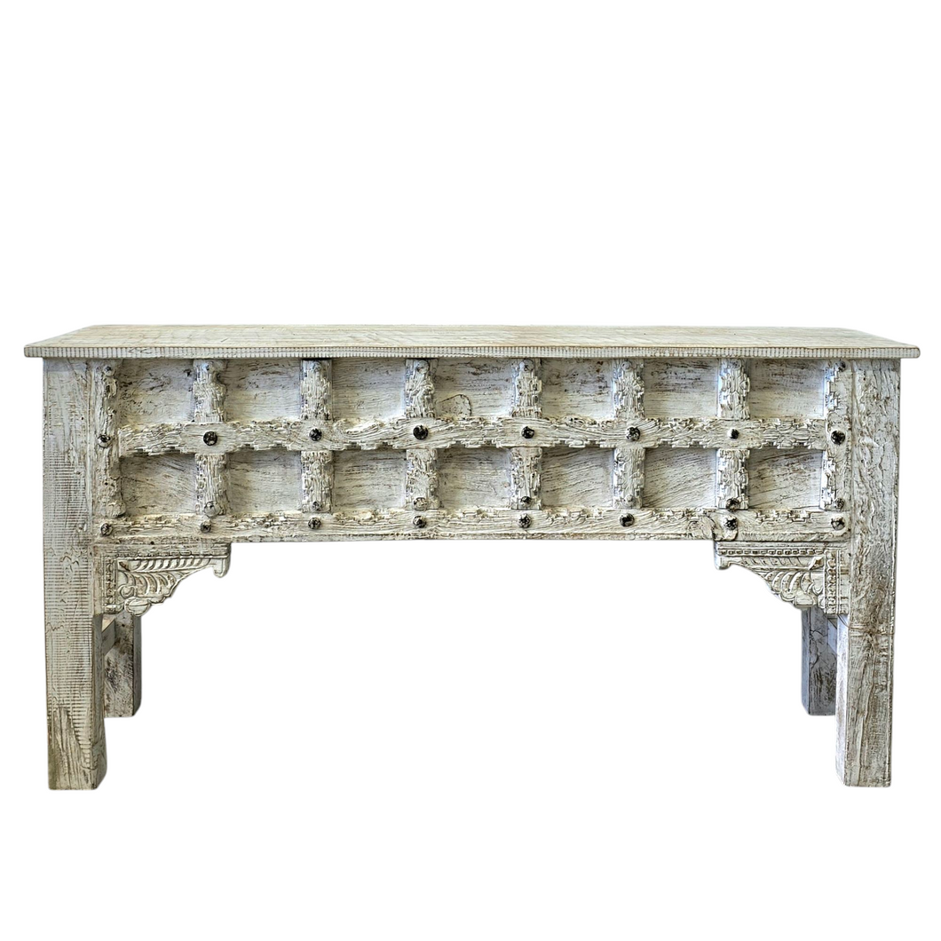 Indian Old Door Console Hall Table #BL01