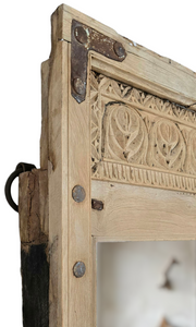 Vintage Indian Door Frame Mirror