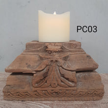 Load image into Gallery viewer, Upcycled Pillar Base Candle Holder - PC03
