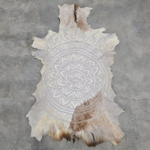 Mandala Goat Hide 24