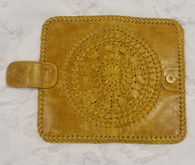 Load image into Gallery viewer, Leather Mandala Boho Wallet
