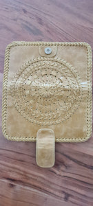 Leather Mandala Boho Wallet