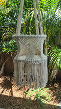 Load image into Gallery viewer, Children&#39;s Round Macrame Baby Swing Chairs
