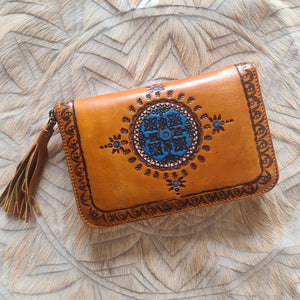 Stevie Leather Boho Mandala Wallet