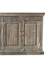 Load image into Gallery viewer, SECONDS - Solid four door sideboard with vintage carved panel
