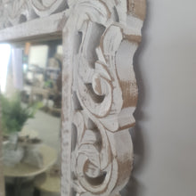 Load image into Gallery viewer, Hand Carved Indian Mirror
