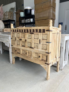 Traditional Vintage Indian Damchiya Dowry Chest