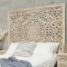 Load image into Gallery viewer, Queen Size Circular Mandala Bed Headboard
