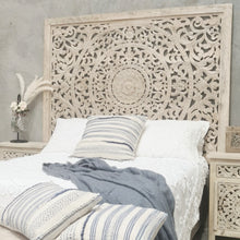 Load image into Gallery viewer, Queen Size Circular Mandala Bed Headboard
