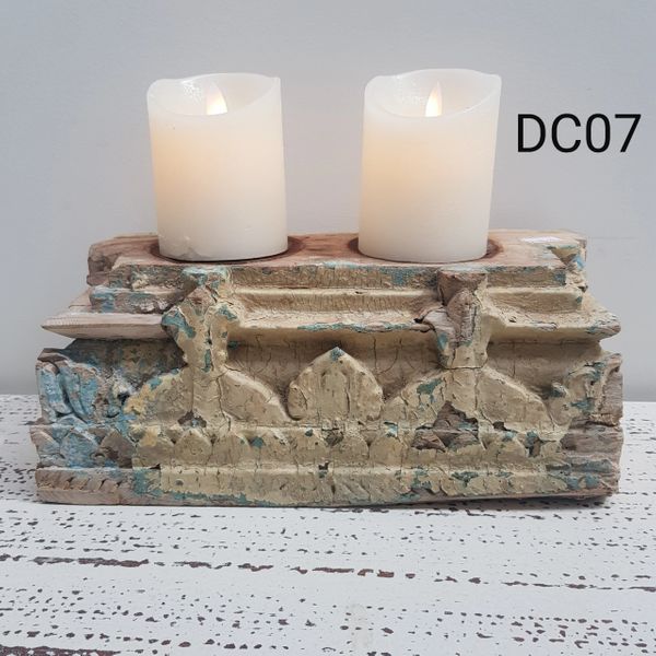 Antique Double Candle Holder DC07